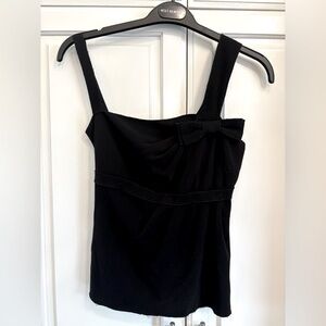 PRADA BLACK ROUGH EDGE TOP 
SZ 42